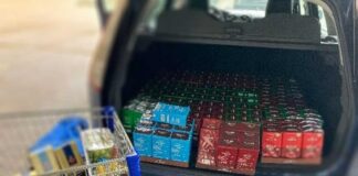 Der Kofferraum voller unbezahltem Kaffee / Foto: Polizei Osnabrück