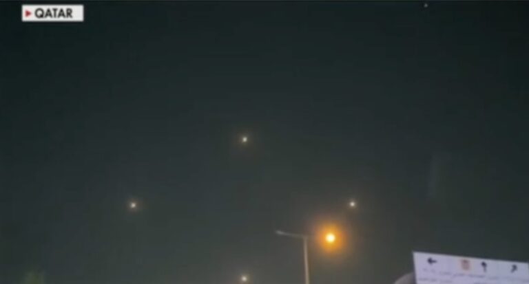Iranischer Angriff auf Katar, Screenshot 23.06.2025: X