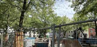 Baustelle Parkplatz Klingensberg