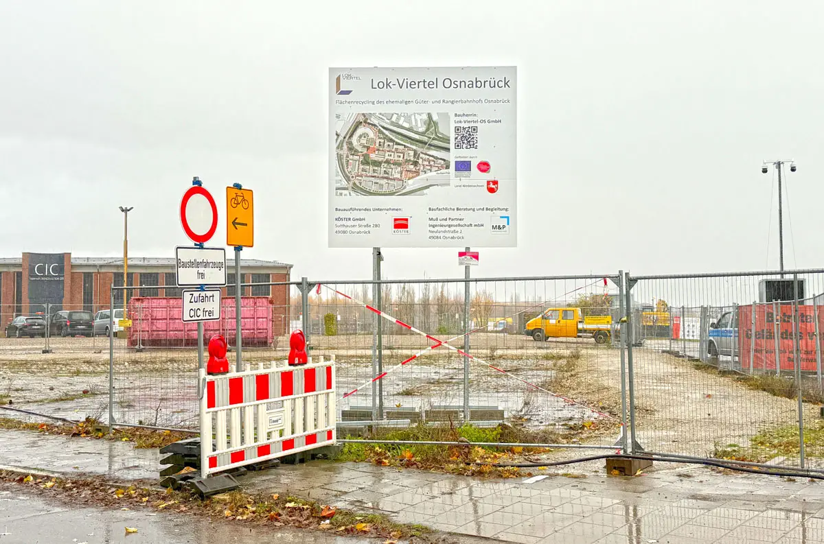 Baustelle Lok-Viertel Osnabrück