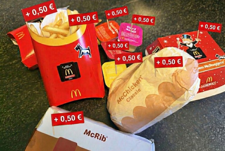 Verpackungssteuer für McDonalds Bestellungen in Osnabrück (Gesamtstadt)
