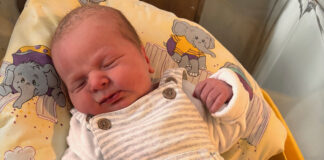 Bela Nülle ist als Neujahrsbaby im Marienhospital Osnabrück zur Welt gekommen. / Foto: Esther Alves-Spielmeyer (MHO)