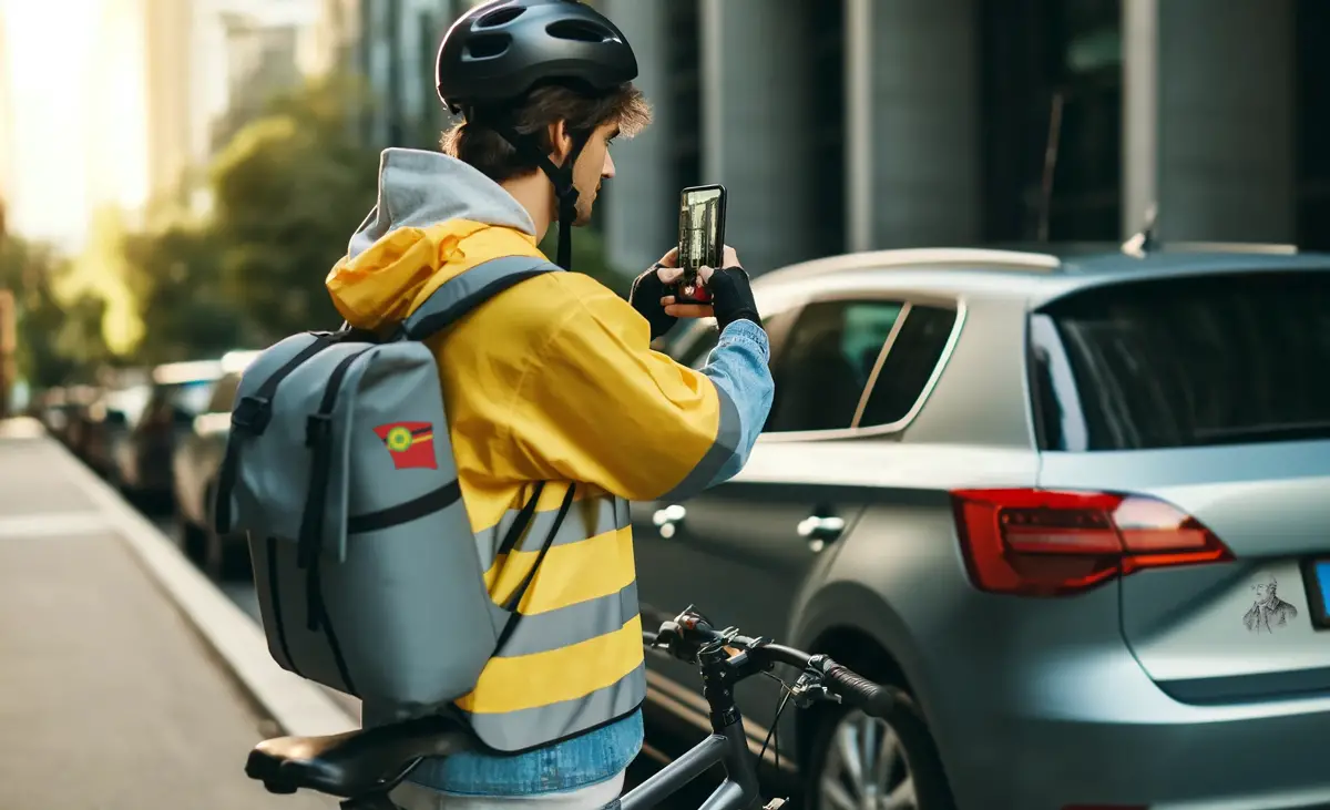 Anzeigenhauptmeister bei der Arbeit