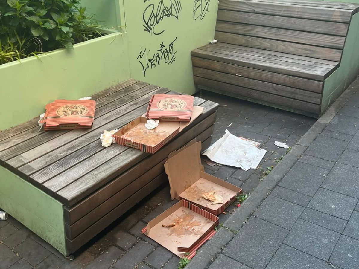 Müll im Stadtgarten