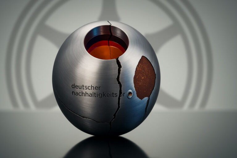 Nachhaltigkeitspreis beschädigt