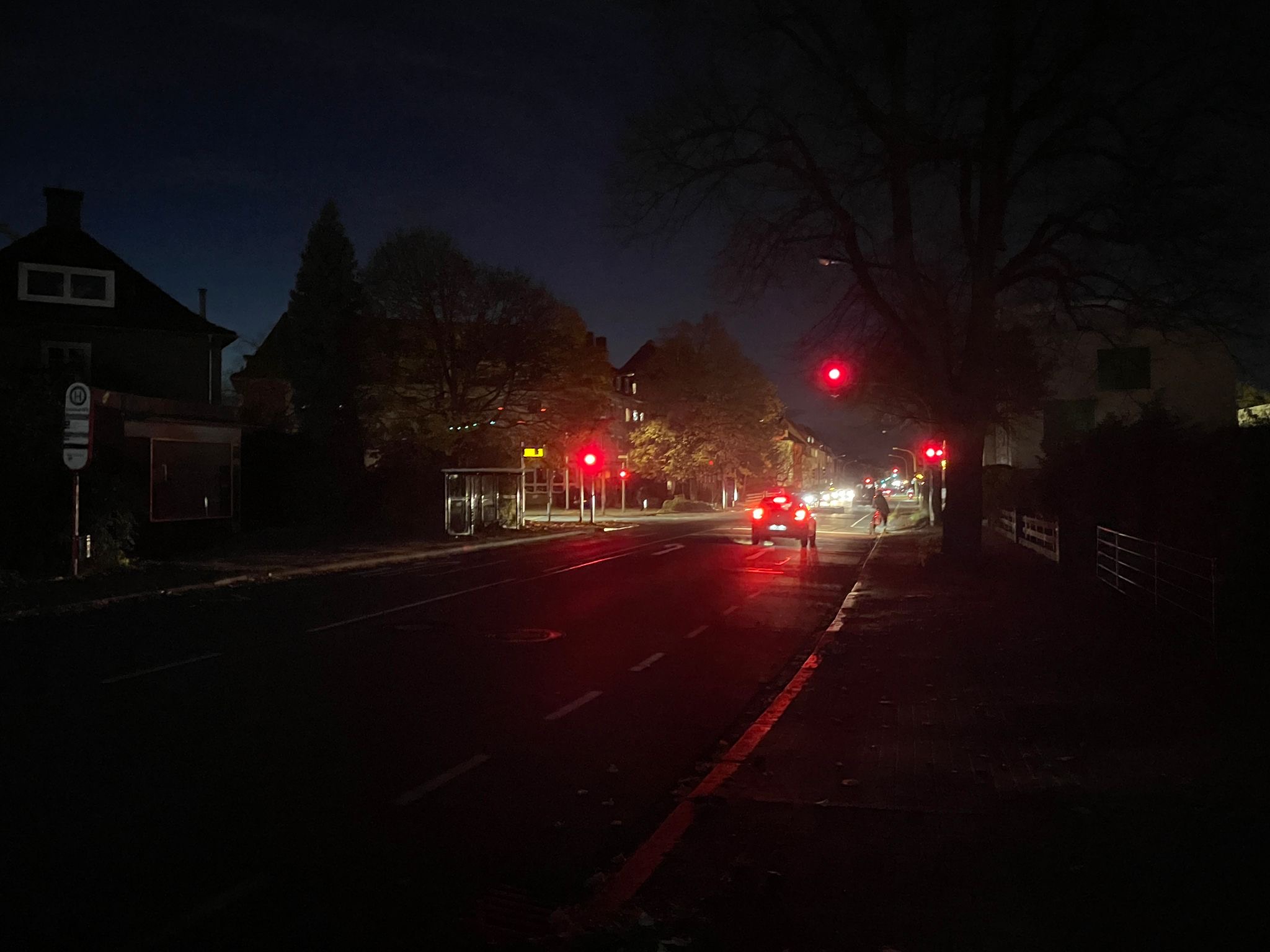 Ausfall der Straßenbeleuchtung in der Natruper Straße