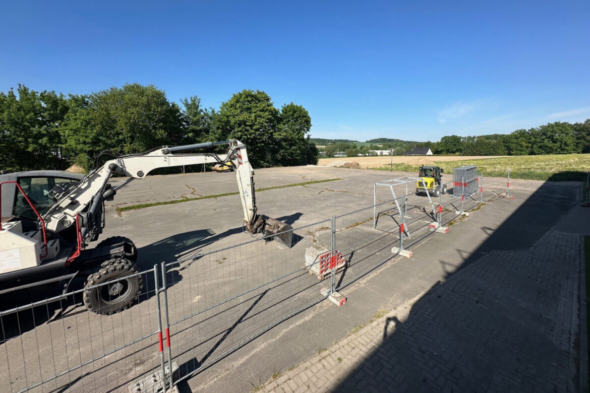 Baustelle ist eingerichtet. / Foto: Niklas Otten