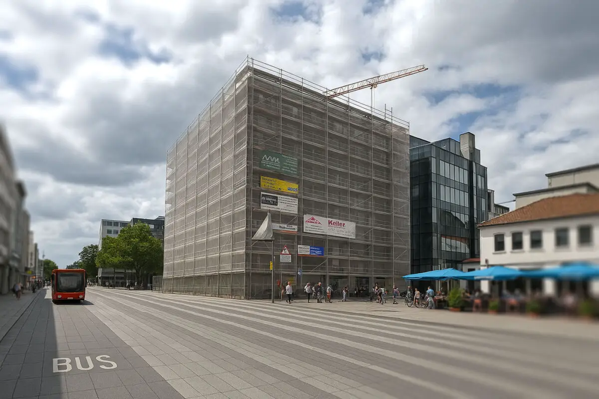 Der Neumarkt in Osnabrück: Zukünftig ein riesiger Zebrastreifen?