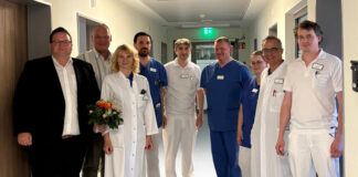 Der Umzug des Neurozentrums des Marienhospitals Osnabrück an die Bischofsstraße ist abgeschlossen. Darüber freut sich das gesamte Team. / Foto: MHO