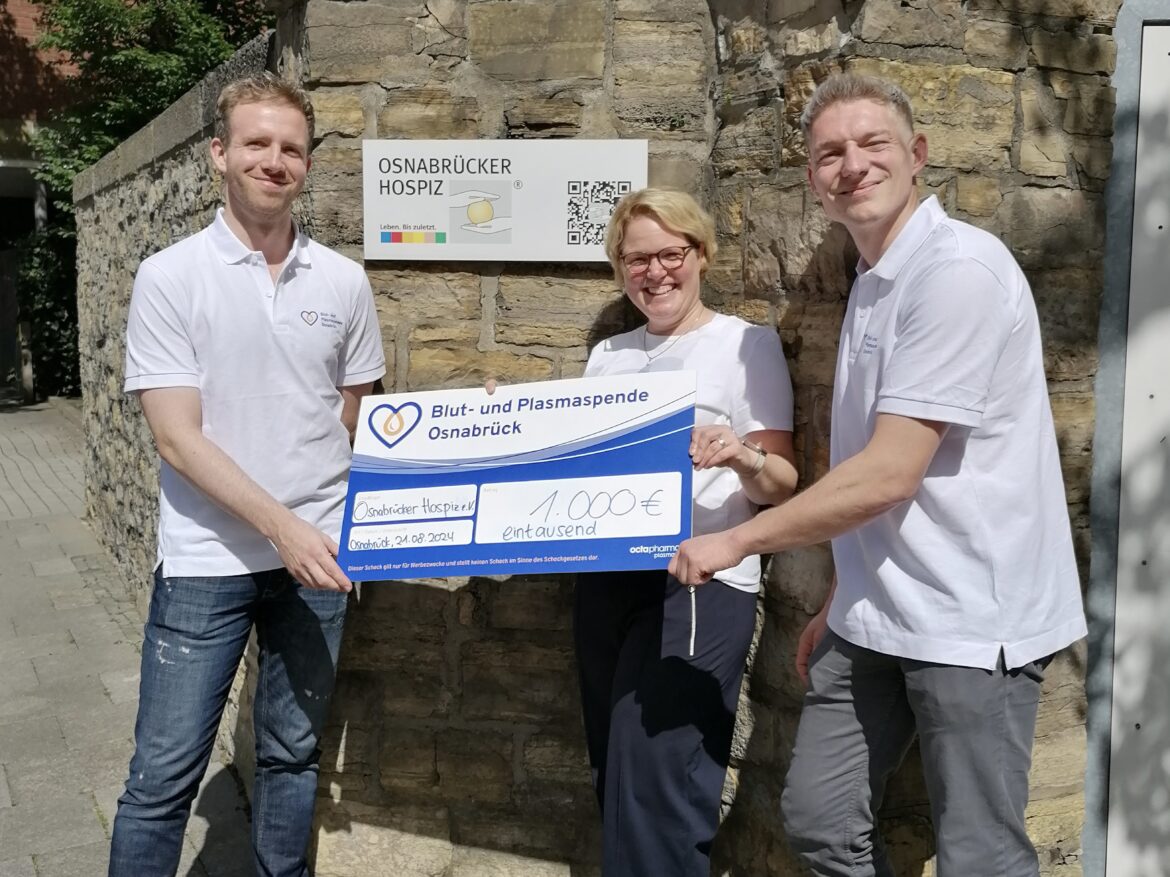 Octapharma Plasma Spende Osnabrücker Hospiz
