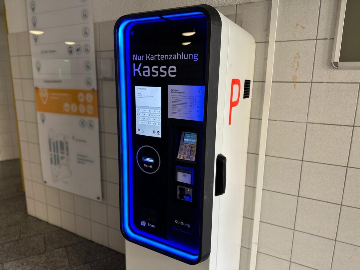 Neuer bargeldloser Automat der OPG