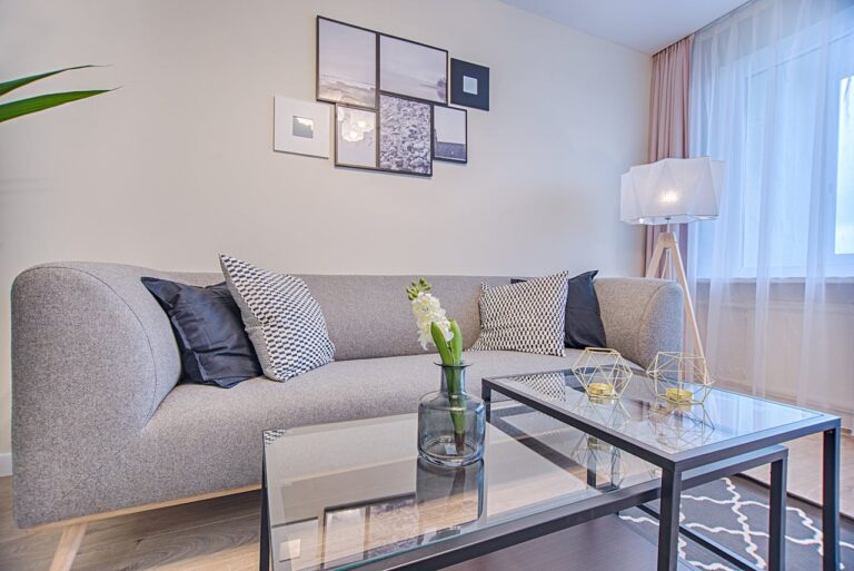 Sofa im Wohnzimmer