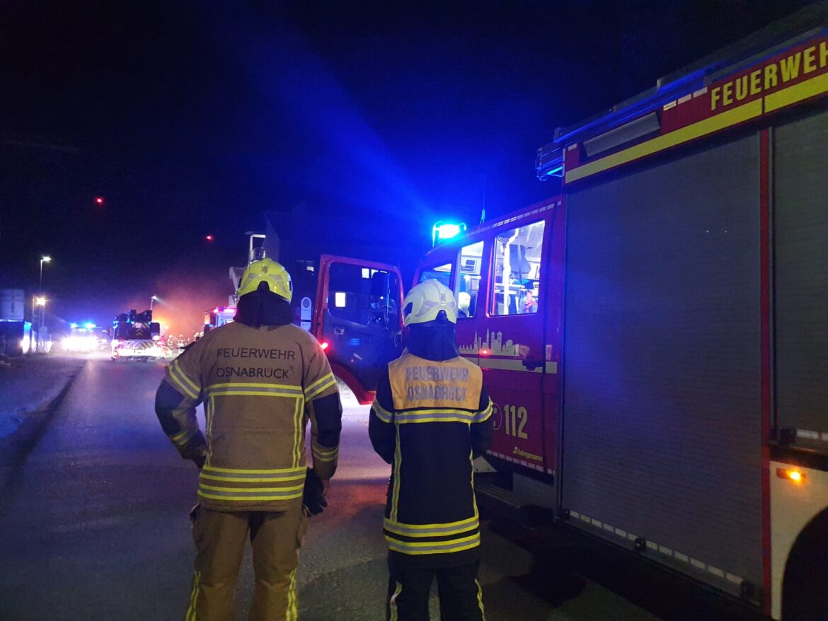 Feuerwehreinsatz im Landwehrviertel Osnabrück