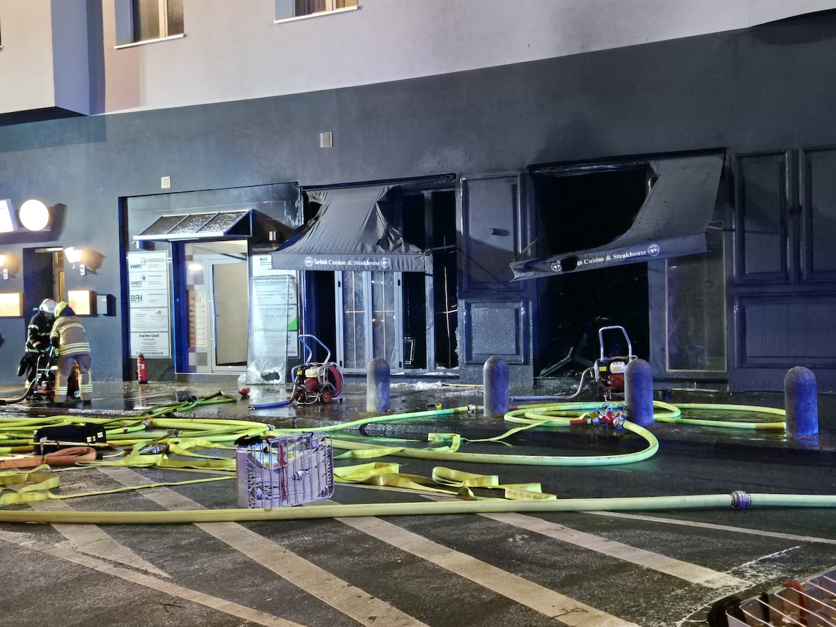 Das Restaurant Olive ist woöglich völlig ausgebrannt (3. Jan. 2026)