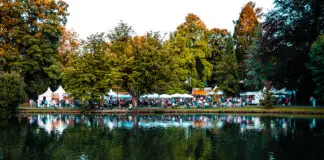 Das Kasinoparkfest lockt regelmäßig zahlreiche Besucherinnen und Besucher ans Wasser. / Foto: Stadt Georgsmarienhütte