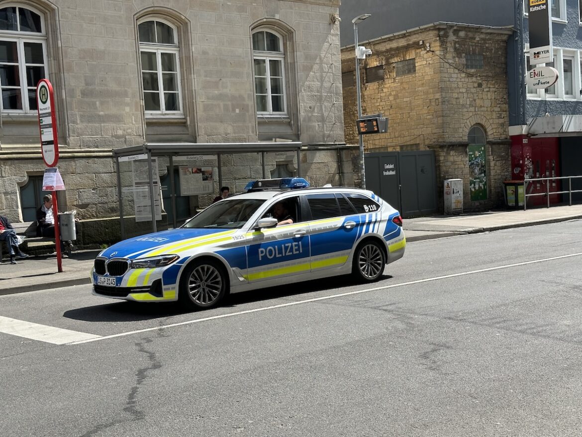 Polizei in der Johannisstraße Osnabrück