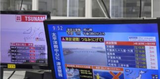 Erdbebenwarnung Japan