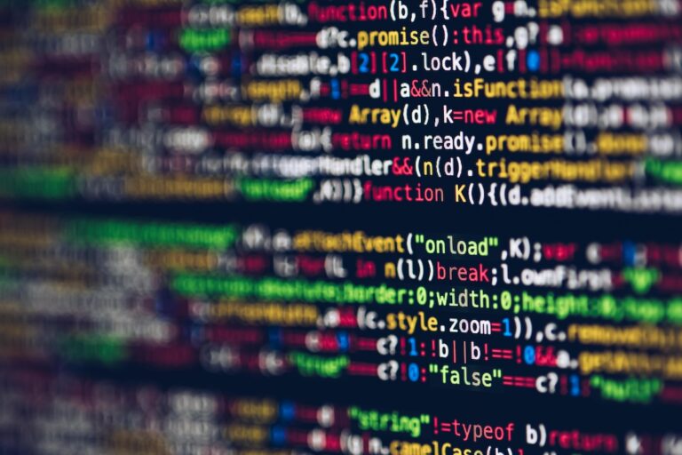 Programmcode in Programmiersprache