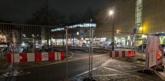 Abgesperrter Radboulevard. / Foto: Dominik Lapp