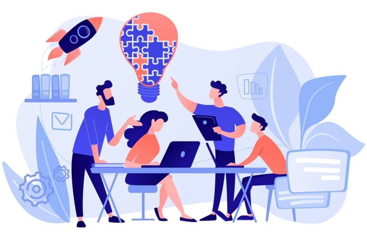 Illustration Teamarbeit