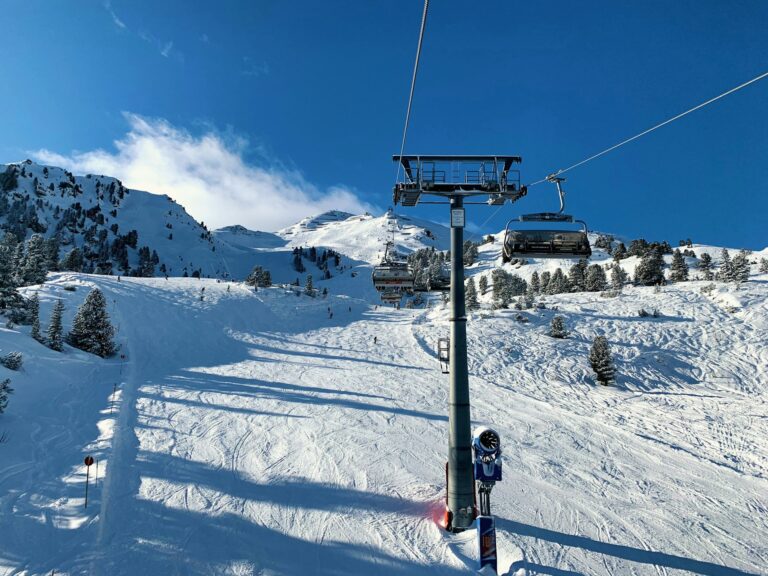 Skilift im Zillertal, Österreich