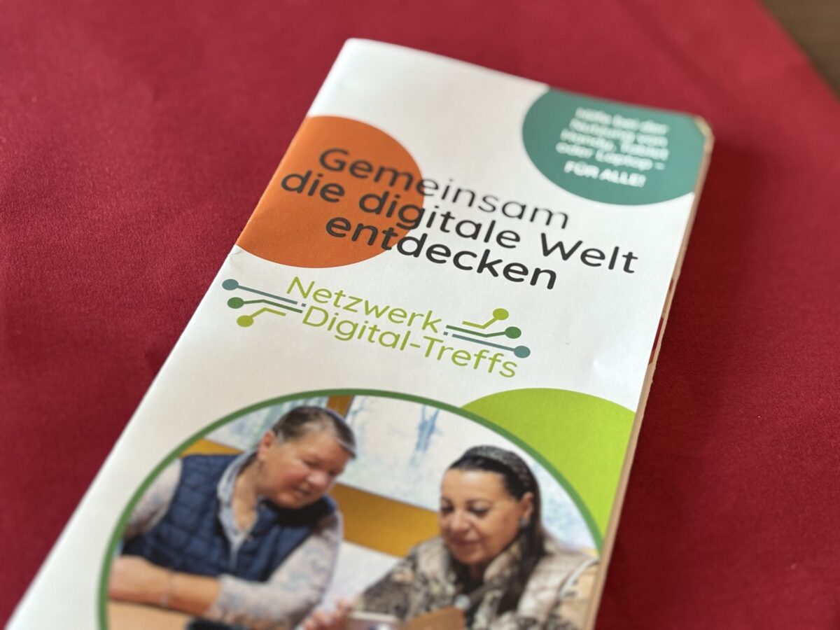 Flyer der "Digitaltreffs"