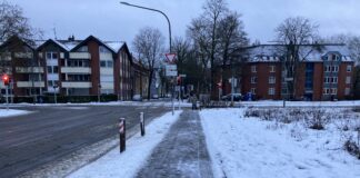 Sedanstraße in Osnabrück im Winter. / Foto: Dominik Lapp