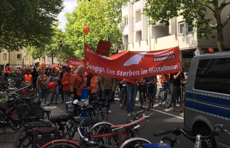 Demonstration Seebrücke Osnabrück