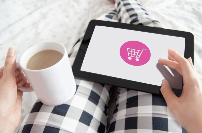 Shopping im Pyjama