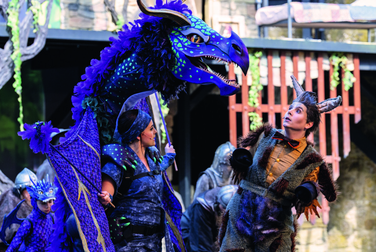 Nadine Baas als Drachenlady. / Foto: Daniel Lagerpusch