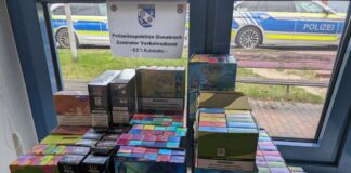 Sichergestellte Vapes / Foto: Polizei Osnabrück