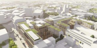 Entwurf der Johannishöfe im Jahr 2021 / SKAI Architekten