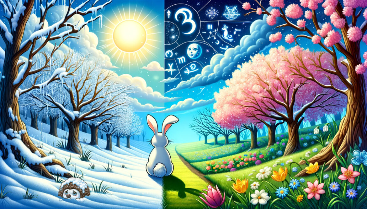 Es wird Frühling (Horoskop) / KI: DALL-E