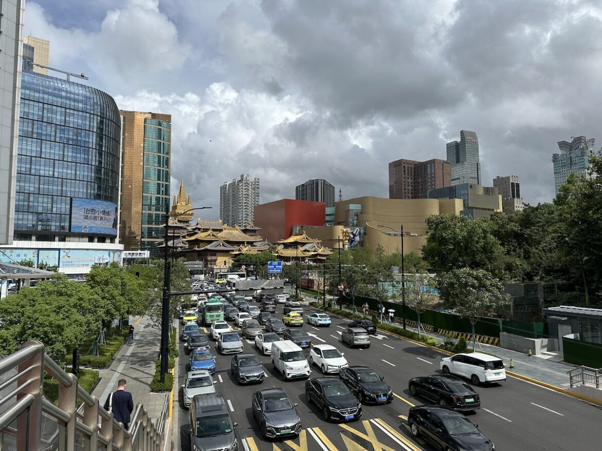 Verkehr in Shanghai, China