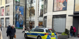 Polizei in der Großen Straße Osnabrück