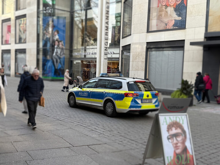 Polizei in der Großen Straße Osnabrück