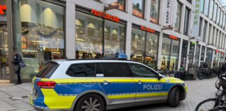 Polizei in der Großen Straße in Osnabrück