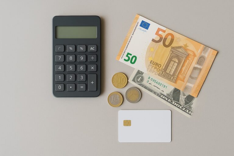 Taschenrechner und Geld