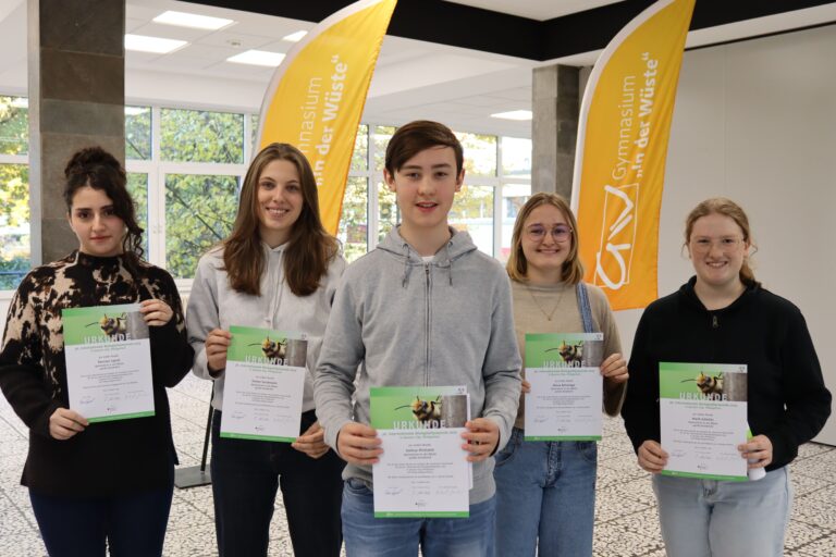 Team des Gymnasiums "In der Wüste"