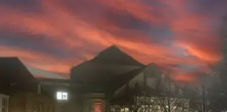 Theater der Stadt Osnabrück bei Nacht