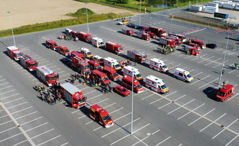 Übung Kesseböhmer 2025 / Foto: Kreisfeuerwehr Osnabrück