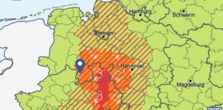 Unwetterwarnung für Osnabrück