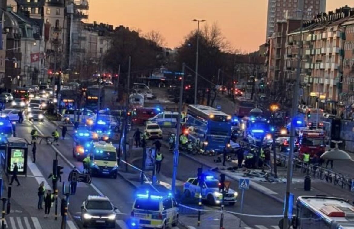 Bus-Unfall in Stockholm am 14.11.2025