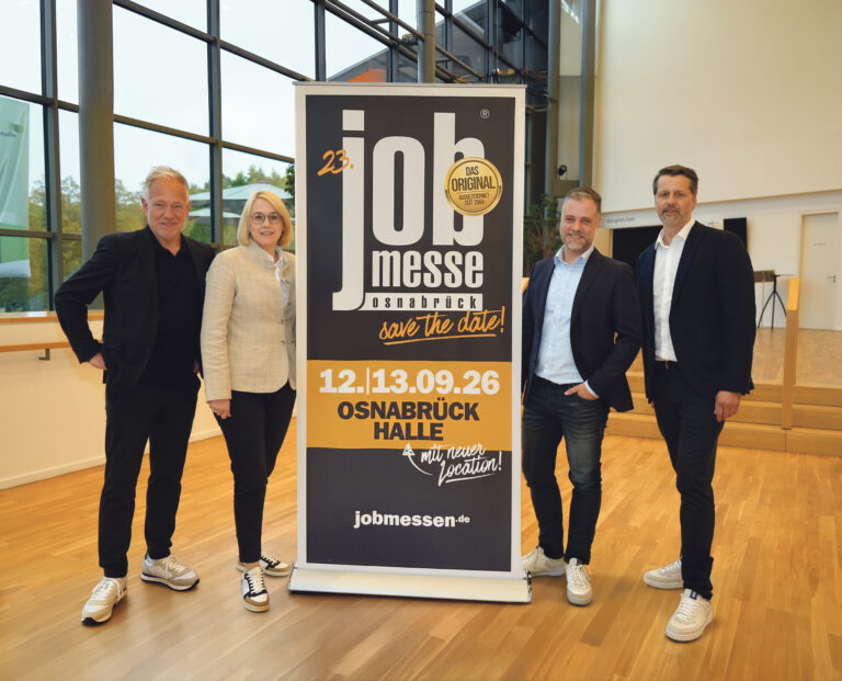 Von links: Michael Barlag, Katharina Pötter, Martin Stein und Stefan Süß. / Foto: barlagmessen