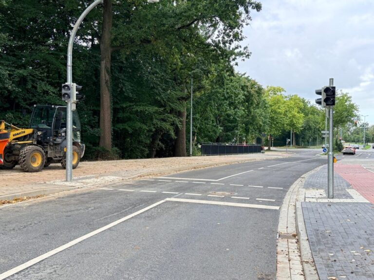 Die sanierte Vehrter Landstraße. / Foto: Pohlmann