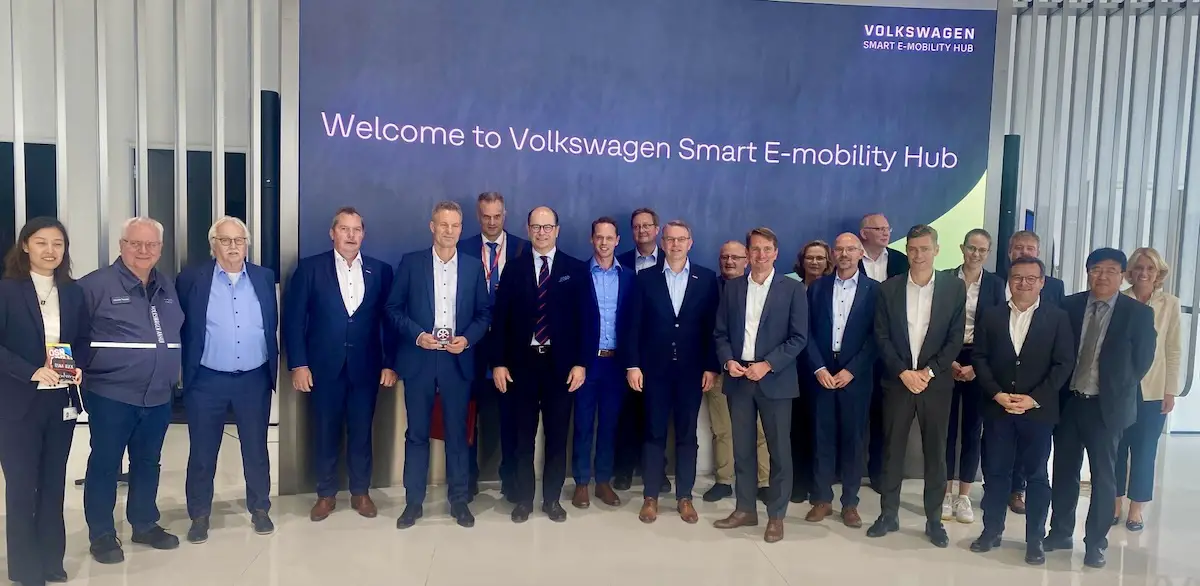 E-Mobilität entwickelt Volkswagen vor Ort in China, IHK-Delegation zu Besuch bei VW in China / Foto: IHK