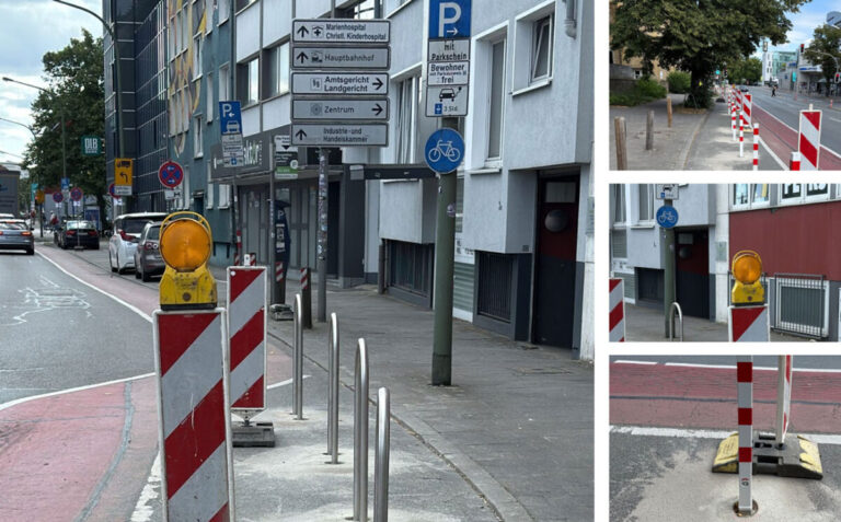 Poller am Erich-Maria-Remarque-Ring in Innenstadt