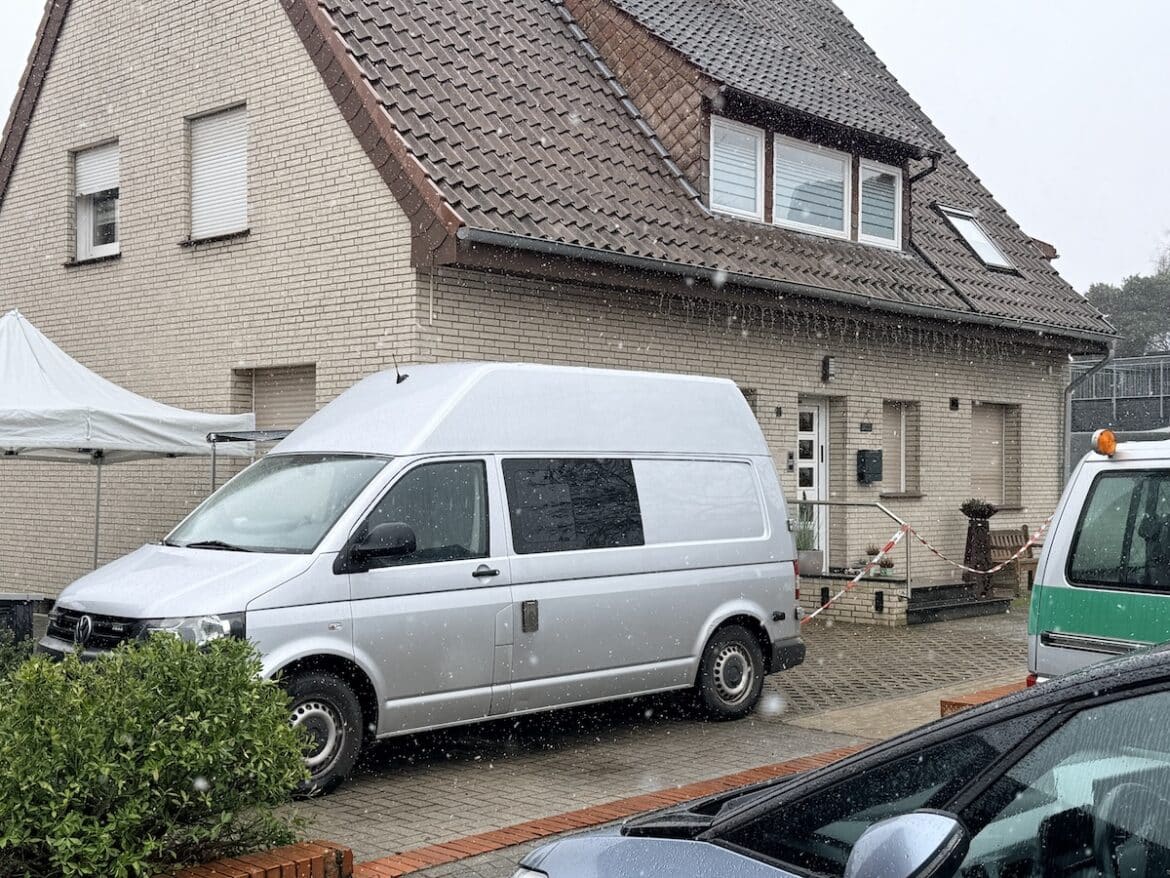 Spurensicherung im Kiefernweg in Wallenhorst