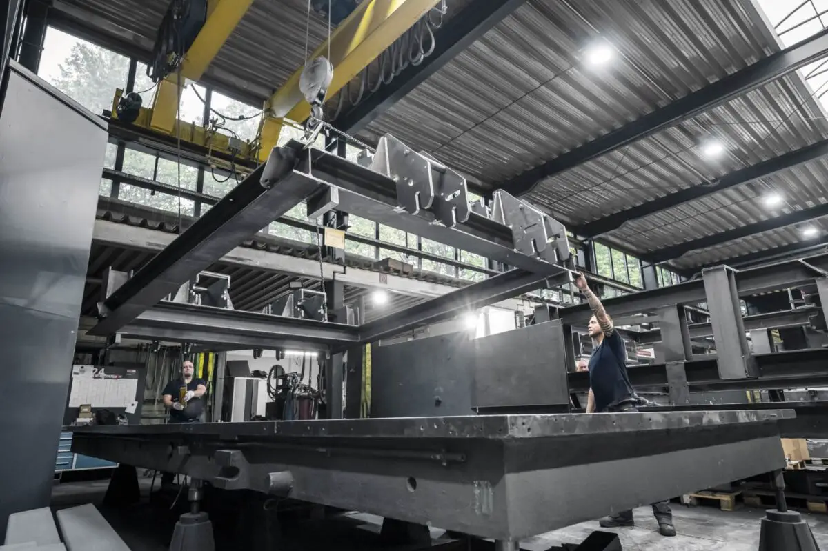 Mitarbeiter der Maschinenfabrik WENDT in Georgsmarienhütte.