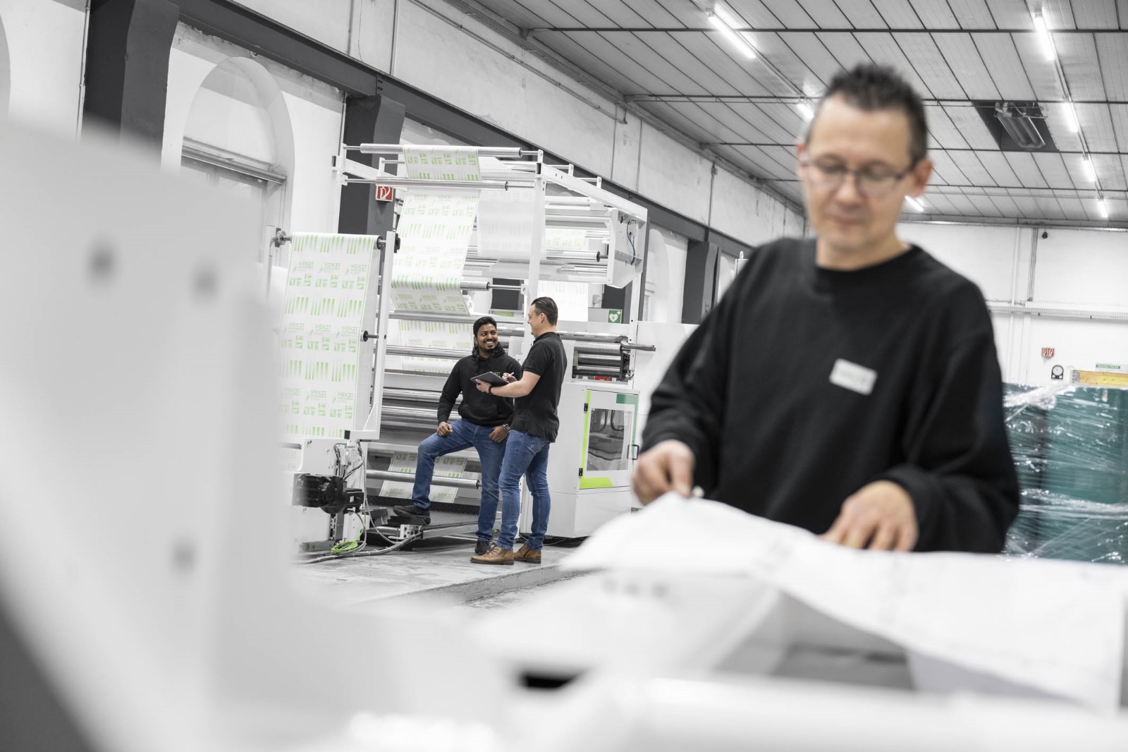 Mitarbeiter der Maschinenfabrik WENDT in Georgsmarienhütte.